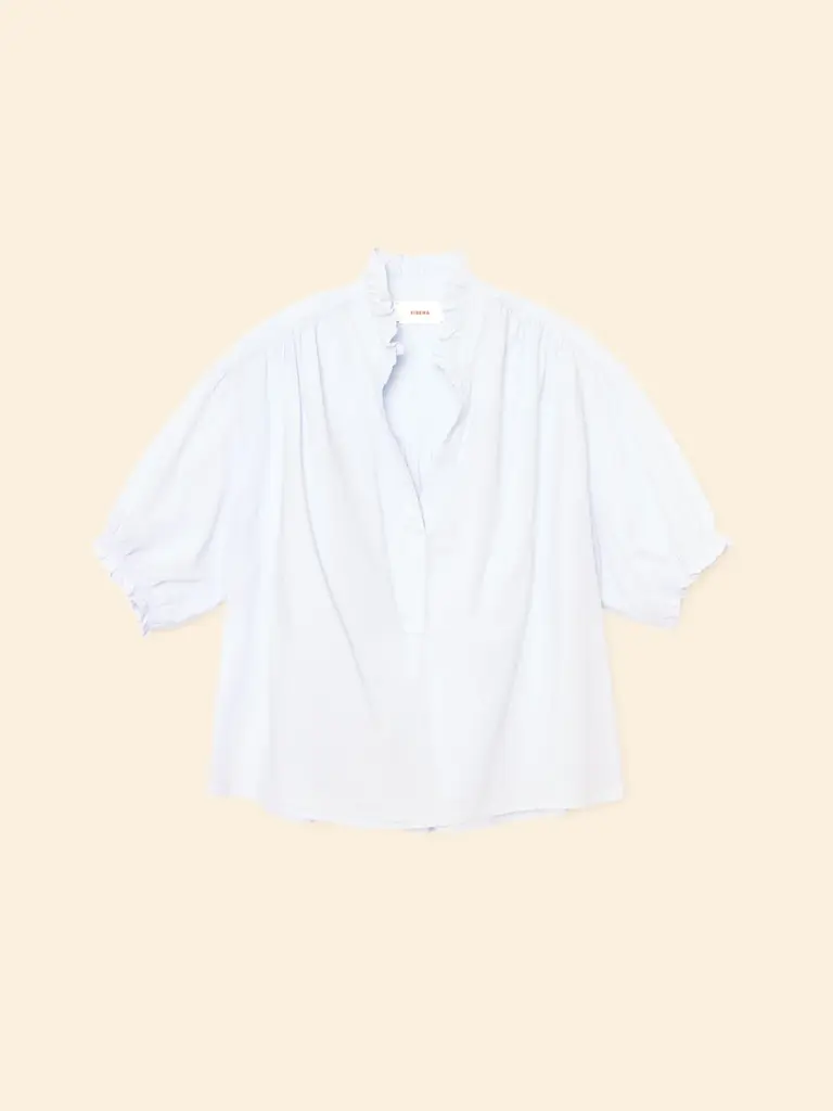 Xirena Frill shirt Light Blue
