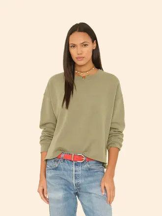 Xirena Olive sweatshirt