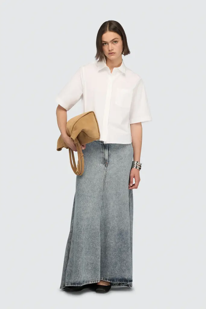 Semicouture Peekaboo white shirt