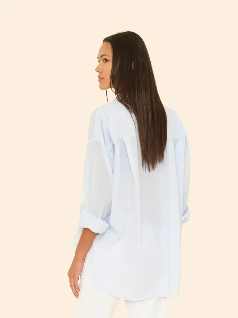 Xirena Pale blue shirt