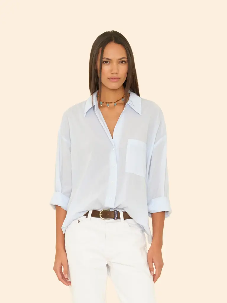 Xirena Pale blue shirt