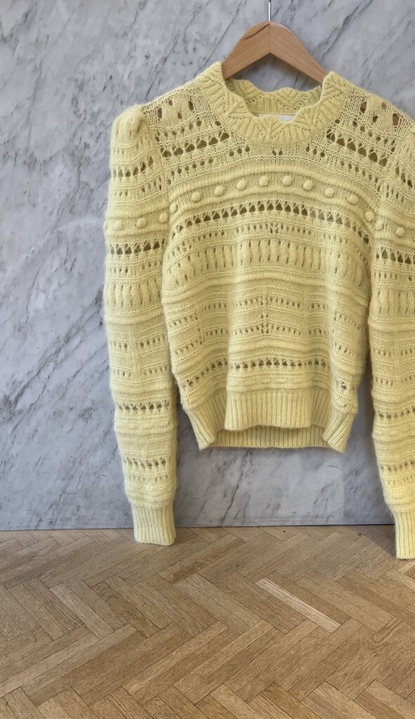 Yellow knit