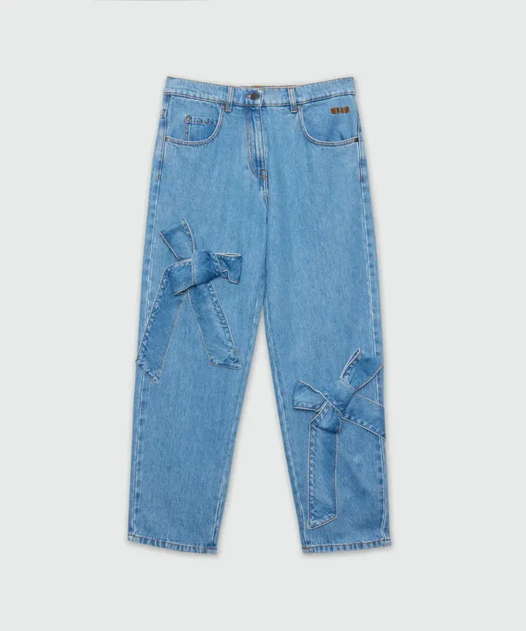 MSGM Bow jeans