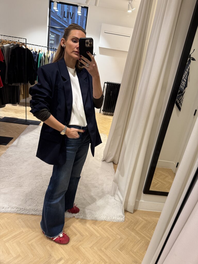 Oversized blazer navy