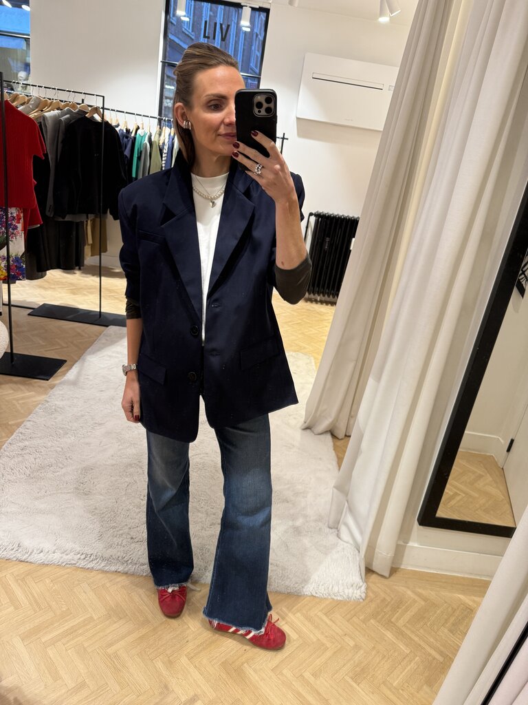 Oversized blazer navy