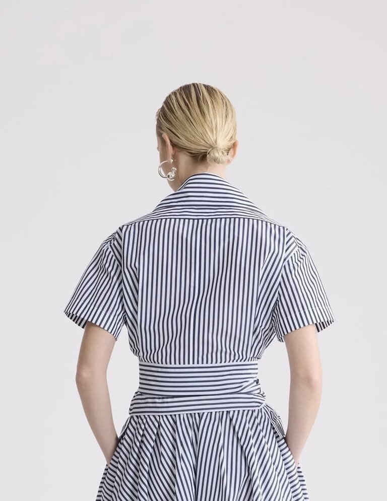 Patou Striped knotted shirt