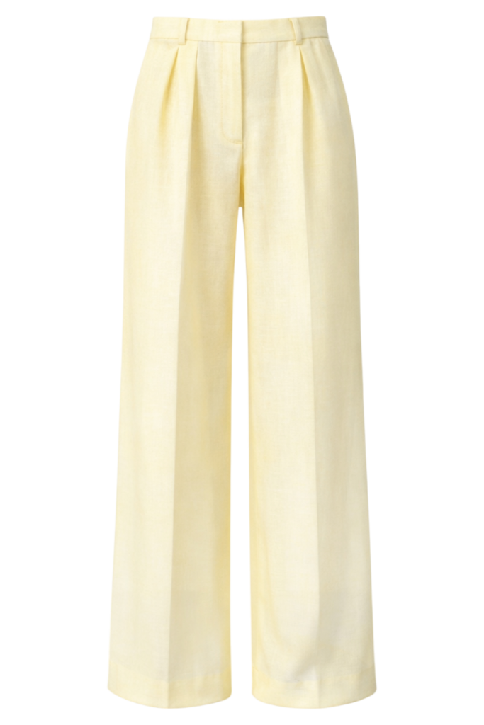 Rhune Celine pants linen yellow