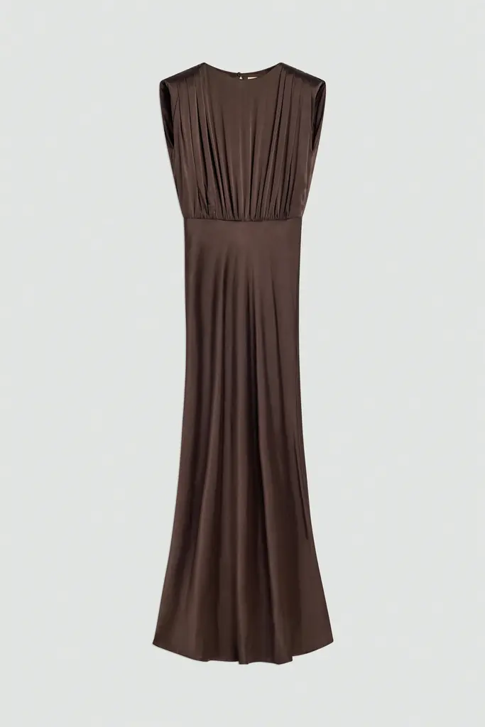 Semicouture Long brown dress
