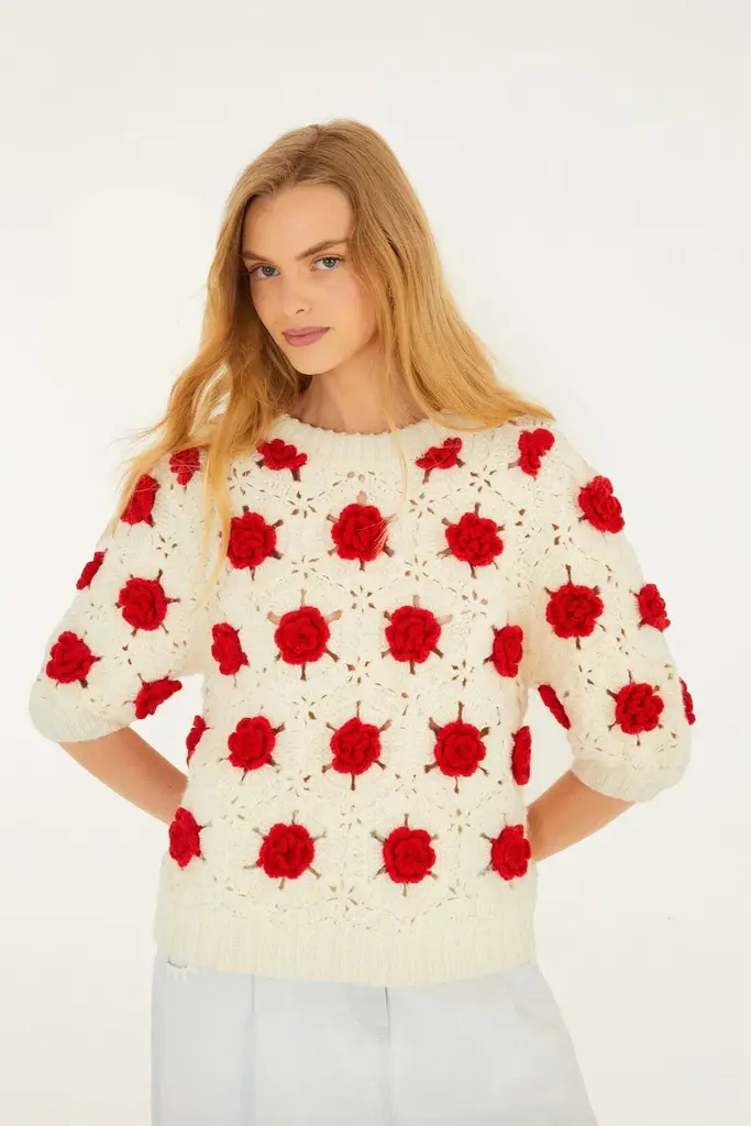 FARM Rio Flower crochet knit