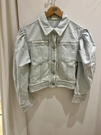 FARM Rio Denim crochet jacket