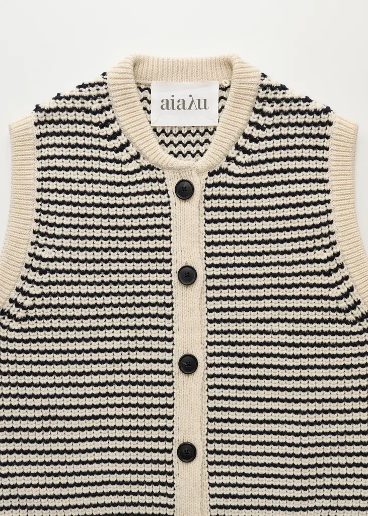 Aiayu Knit waistcoat