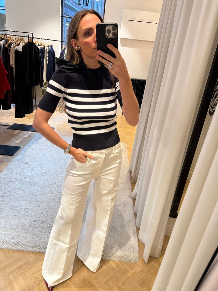 Patou Striped bow knit