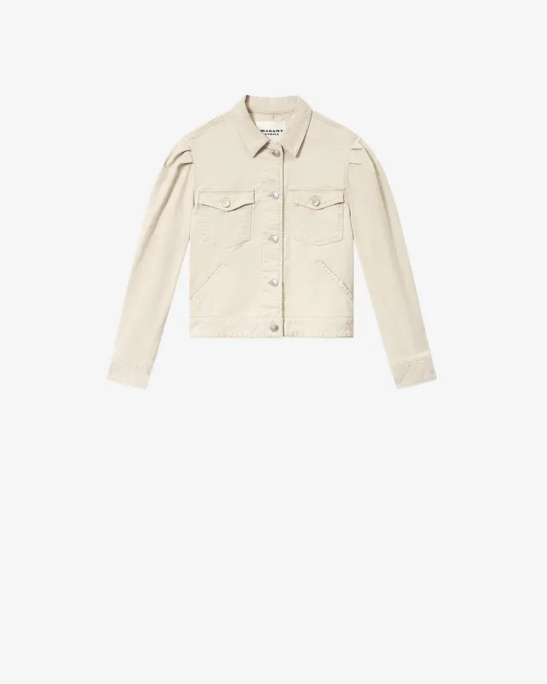 Ecru corduroy jacket