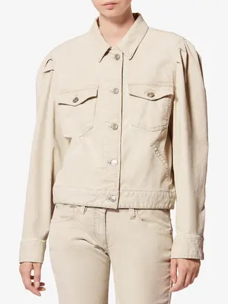 Ecru corduroy jacket