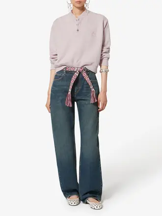 Button sweater light pink