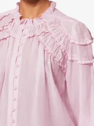 Lightpink cotton blouse