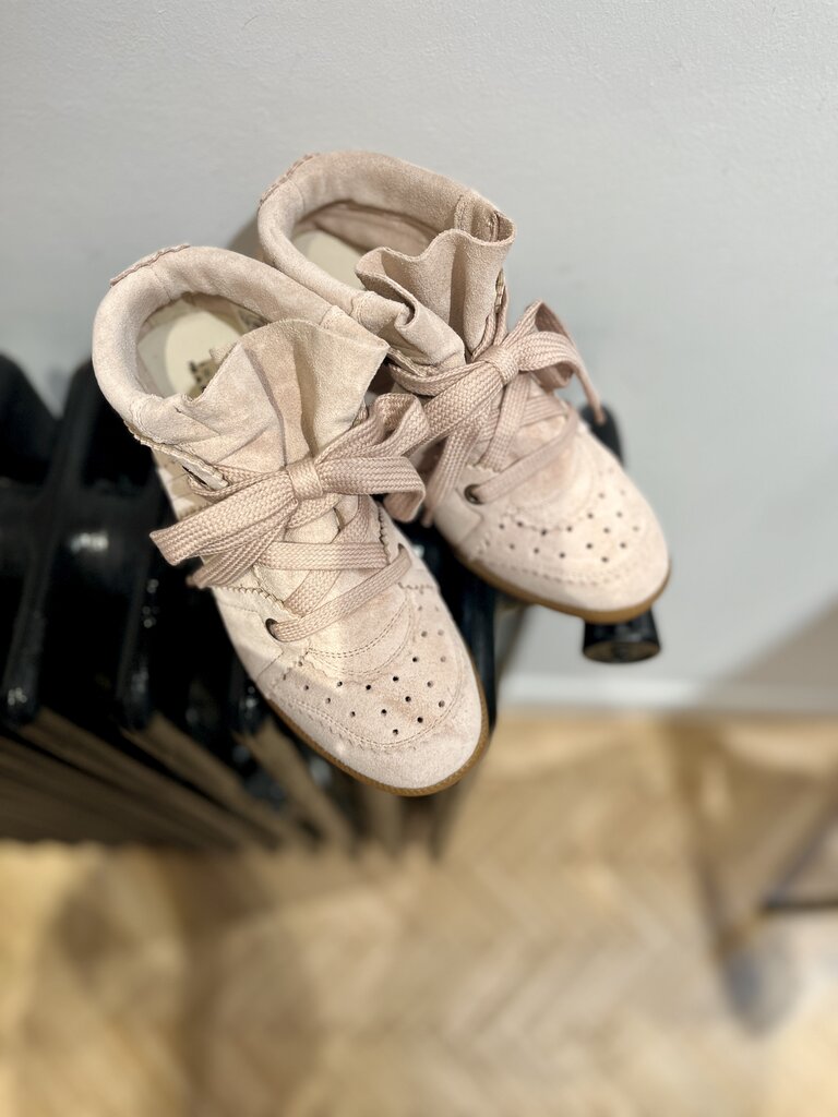 Wedgesneaker nude