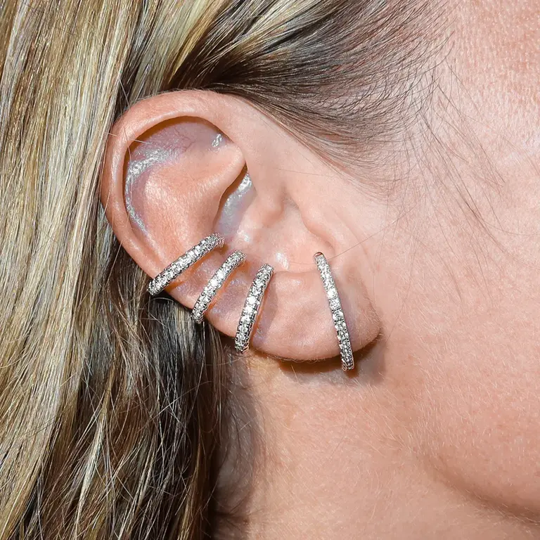 Billion Avenue Trio diamond earcuff