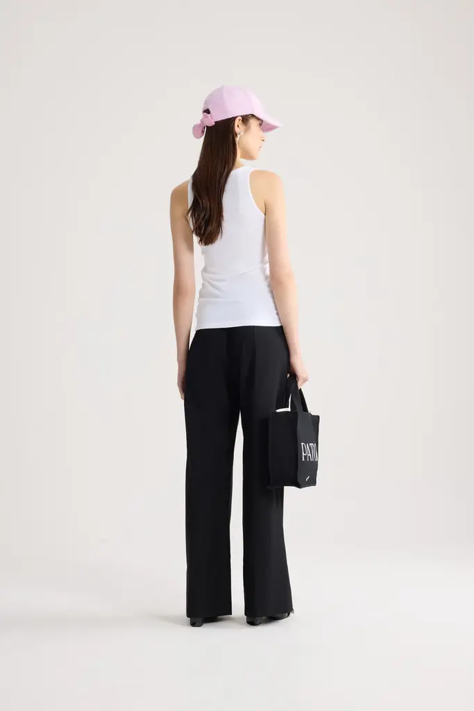 Patou Pink bow tanktop