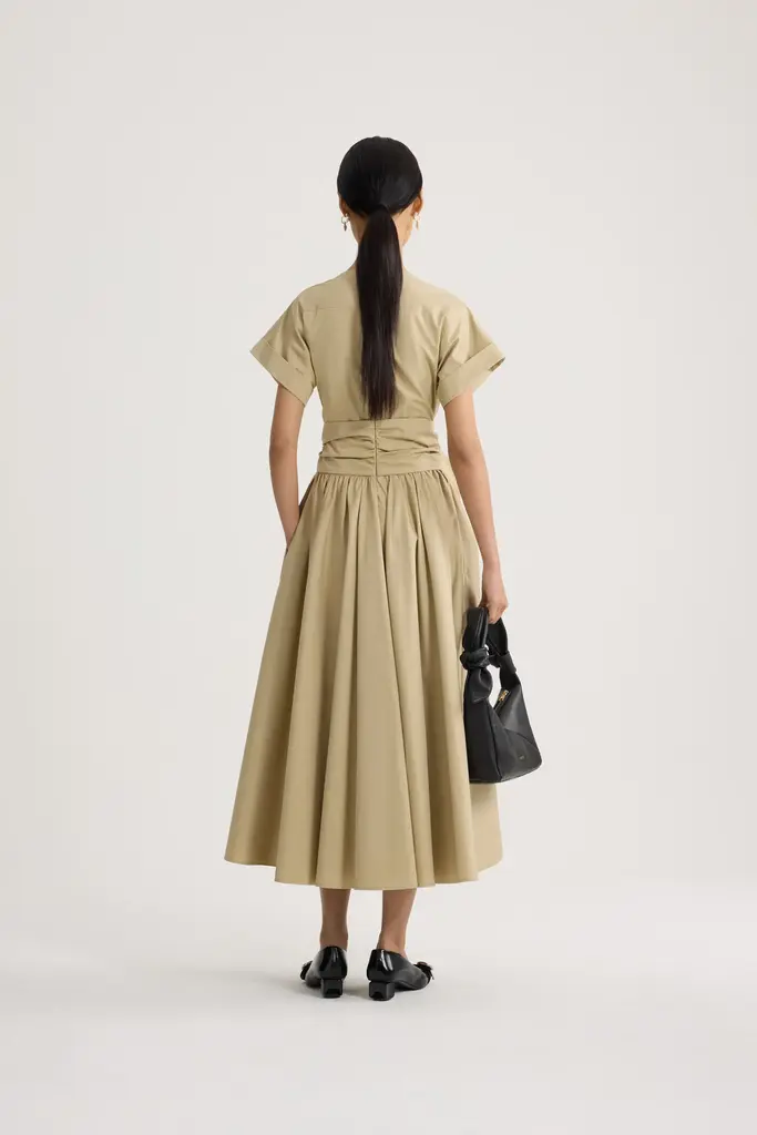 Patou Midi dress knot