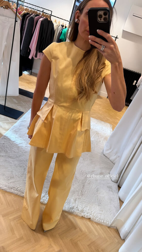 Rhune Feline Pants Yellow