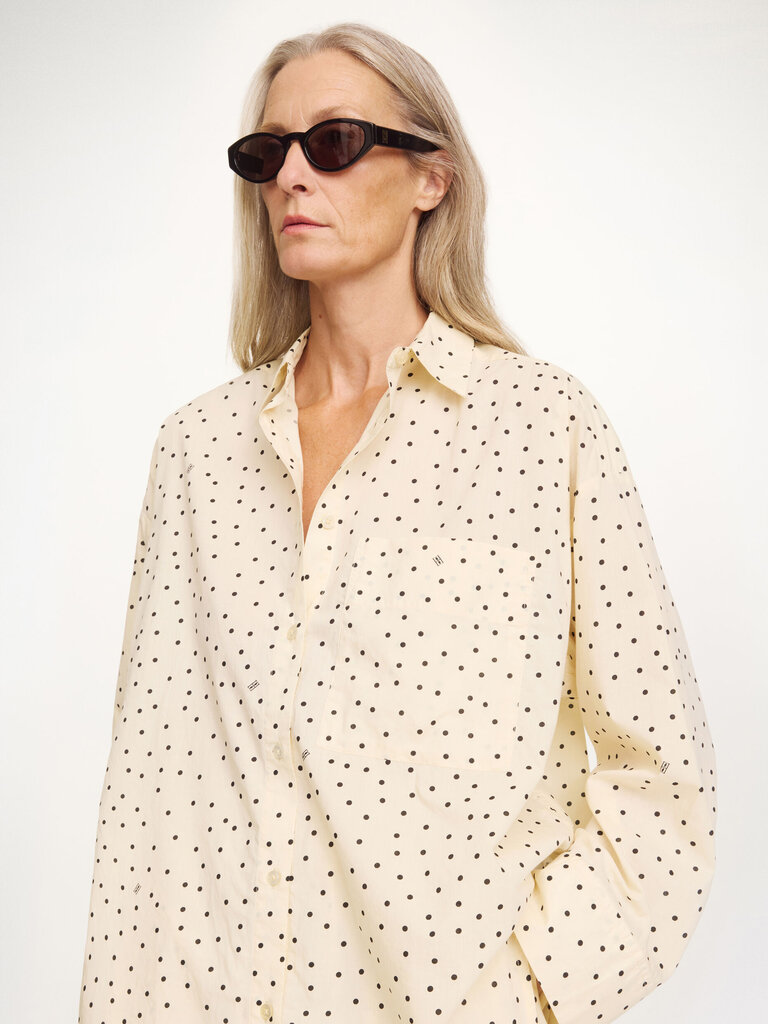 by malene birger Polka blouse