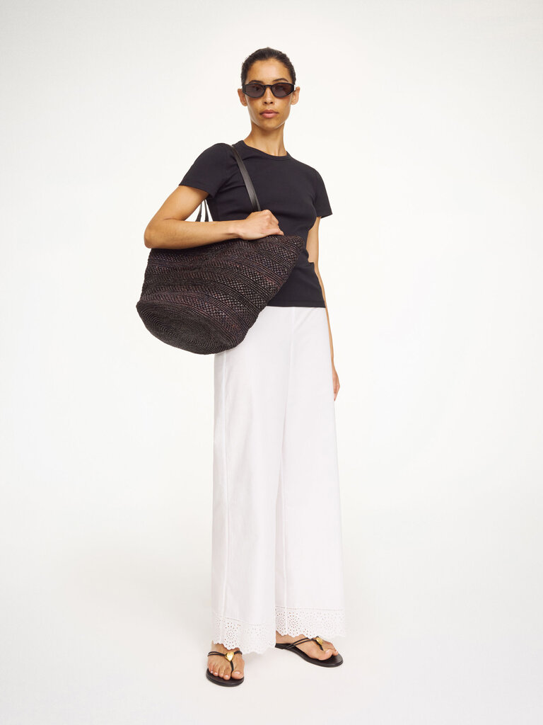 by malene birger White broderie trousers