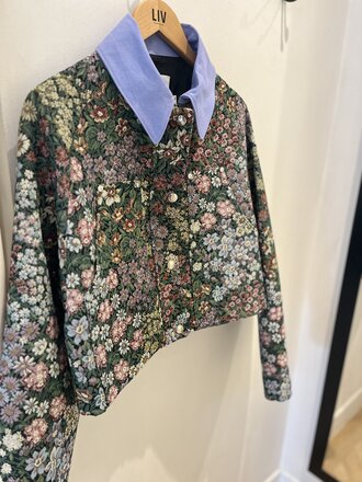 MSGM Macy jacket floral lilac