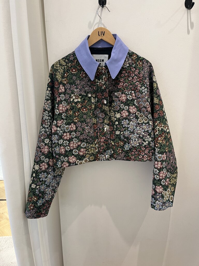 MSGM Macy jacket floral lilac