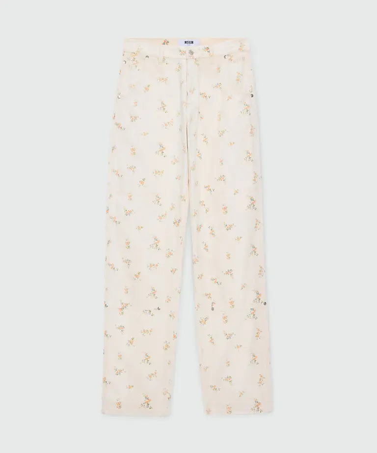 MSGM Floral pants