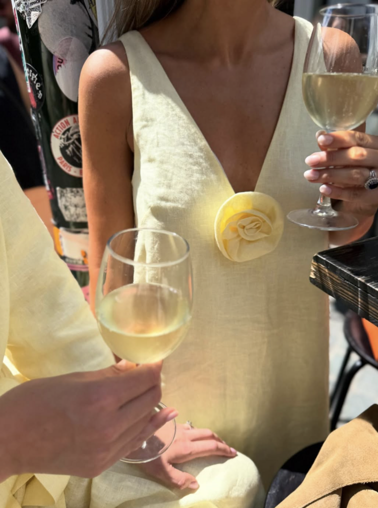 Rhune Aurelia Dress Linen Yellow