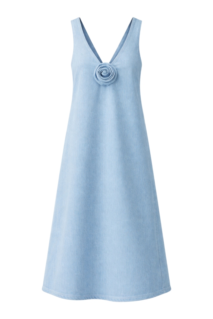 Rhune Aurelia Dress Cotton Light Blue