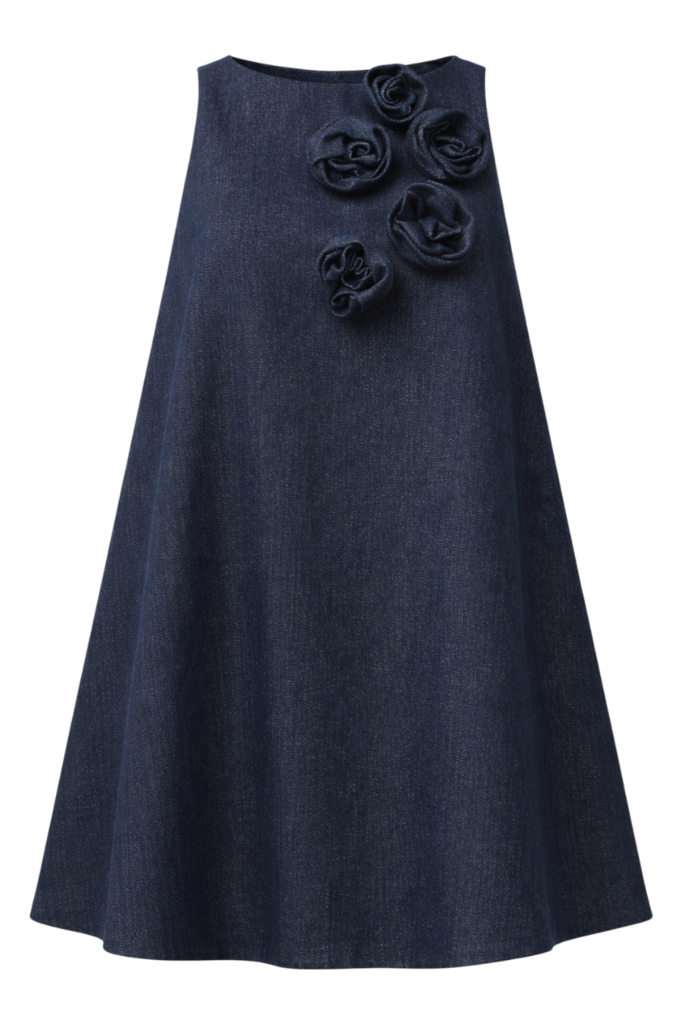 Rhune Barbara dress flower cotton navy