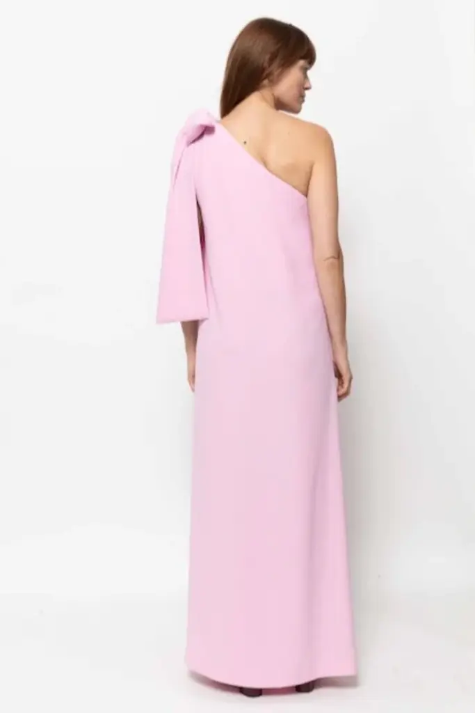 Oneshoulder dress pink