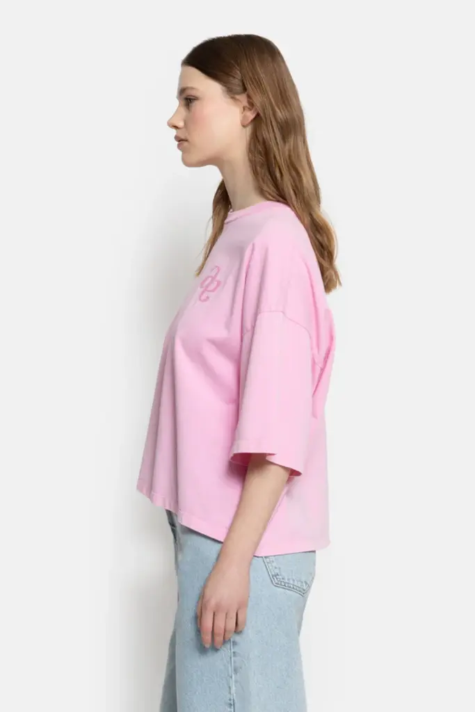 Boxy T-shirt pink