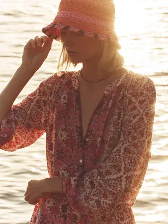 Xirena Berry print dress