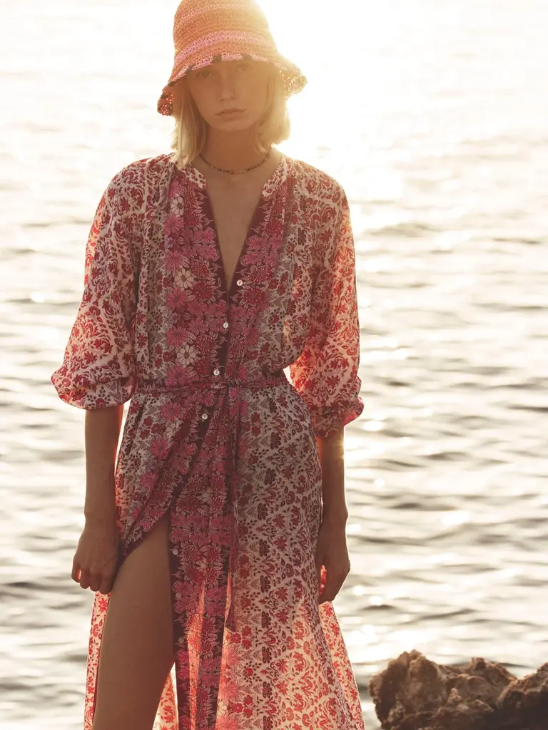 Xirena Berry print dress