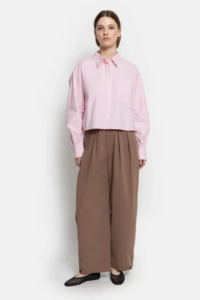Light Pink cropped shirt