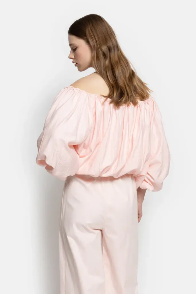 Light Pink off the shoulder top