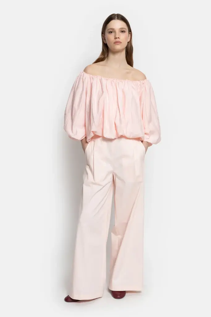 Light Pink elasticated wide pants