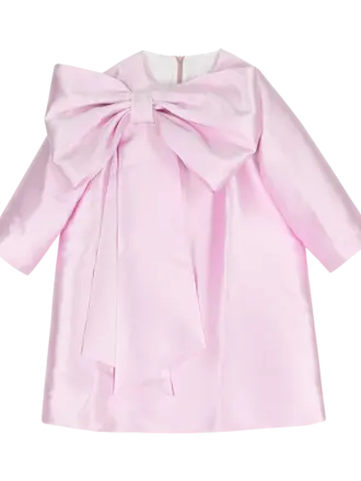Caroline Bosmans Big bow dress pink