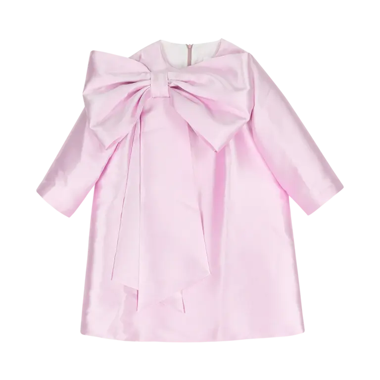 Caroline Bosmans Big bow dress pink