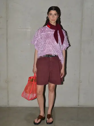 Collectors Club Fringe top orchid