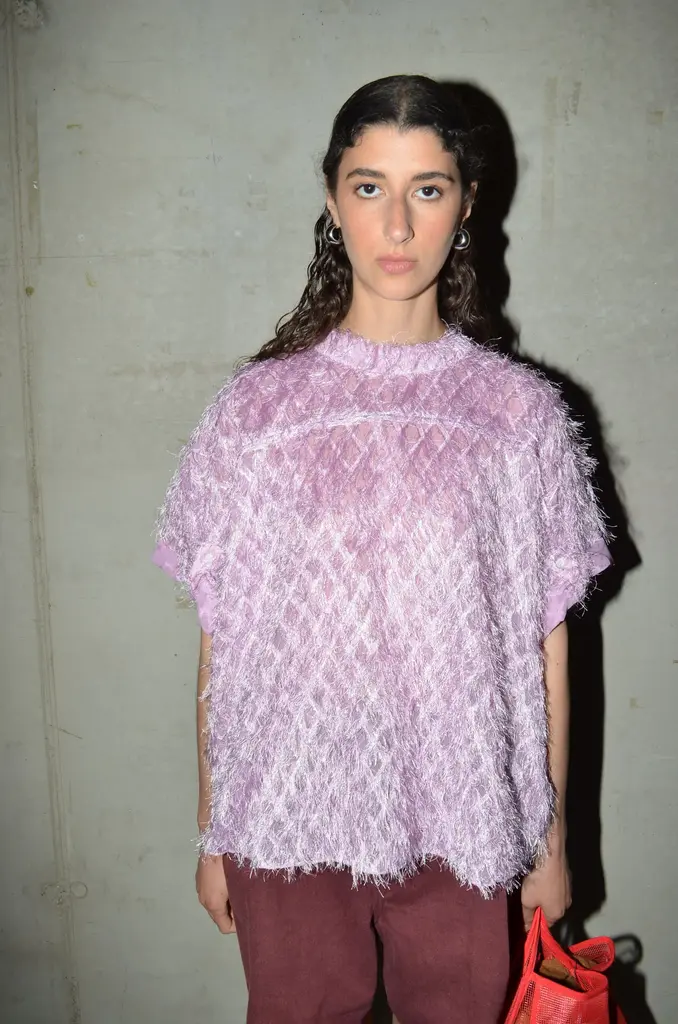 Collectors Club Fringe top orchid