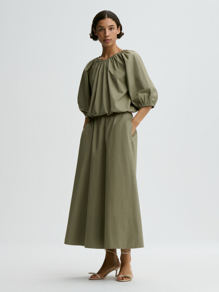 Malene Birger Kakhi cotton top