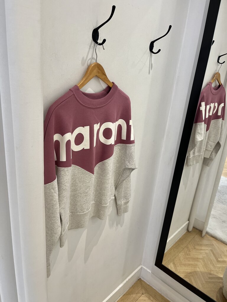 Houston sweater mauve/grey