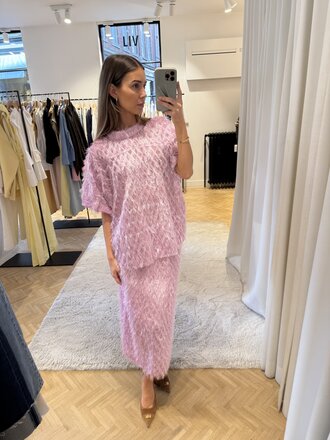 Collectors Club Fringe top orchid