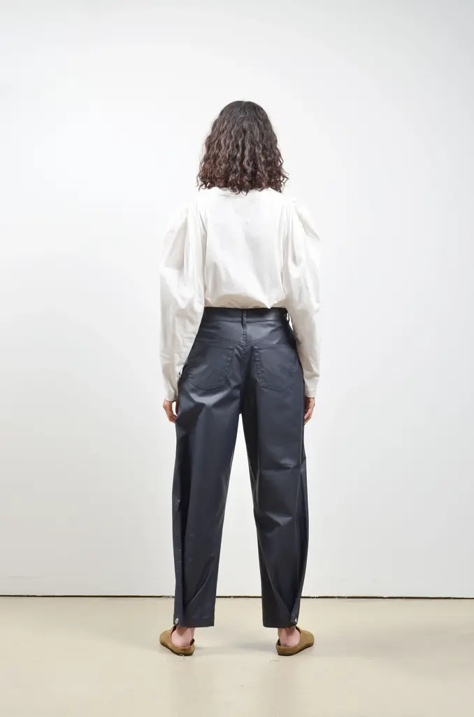 Collectors Club Draped longsleeve top white