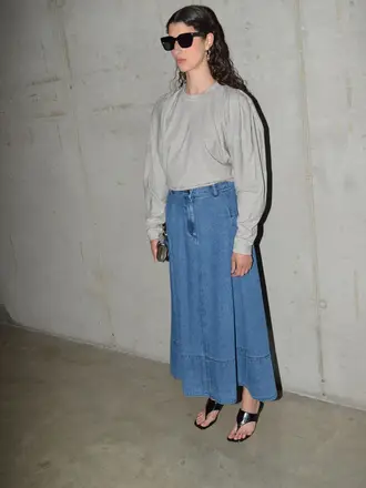 Collectors Club Draped longsleeve top stripe