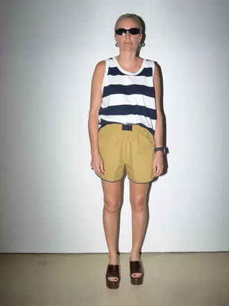 Collectors Club Striped oversized top